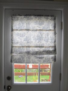 Roman Shades for French Doors 225x300