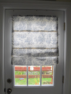 Roman Shades for French Doors