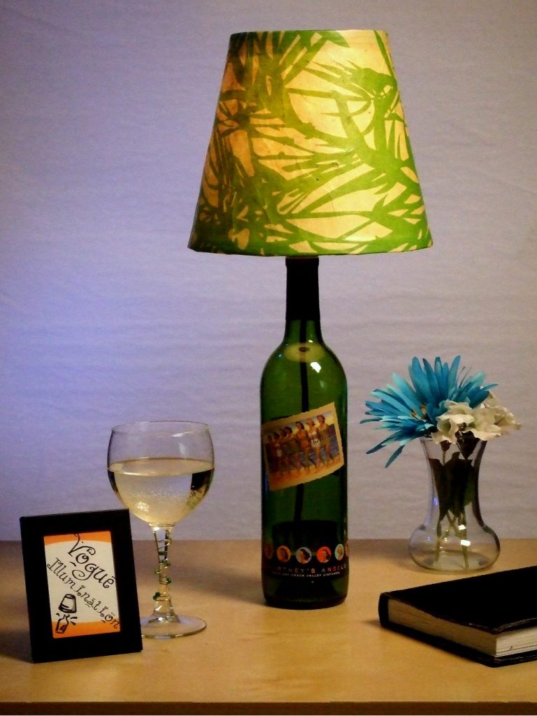 12 Ways to Make a Wine Bottle Lamp - Guide Patterns