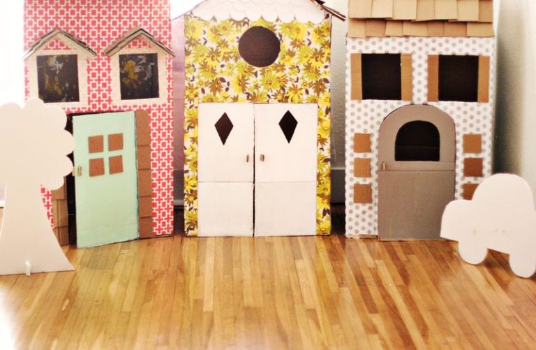 16 DIY Cardboard Playhouses Guide Patterns