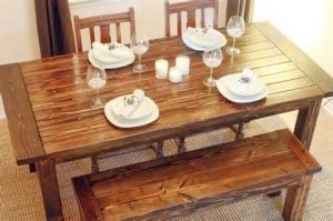 Country DIY Dining Table