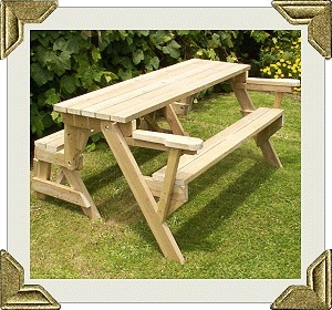 21 Wooden Picnic Tables: Plans and Instructions Guide 