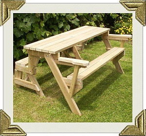 21 Wooden Picnic Tables: Plans and Instructions | Guide 