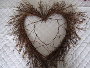 Grapevine Heart Wreath for Craft