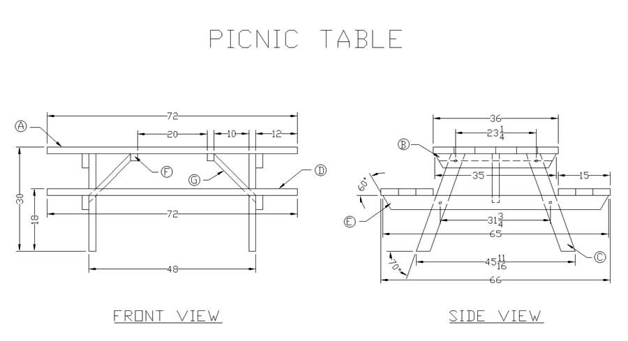 21 Wooden Picnic Tables: Plans and Instructions Guide 