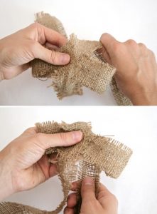 How to Make Burlap Bow