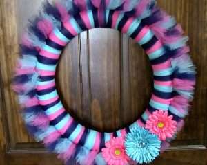 How to Make a Wreath with Tulle