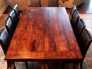Reclaimed Wood Dining Table DIY