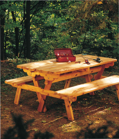 21 Wooden Picnic Tables: Plans and Instructions Guide 