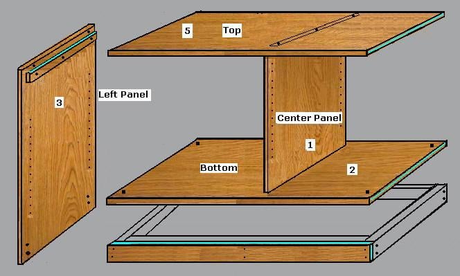 13 DIY Plans for Building a TV Stand Guide Patterns