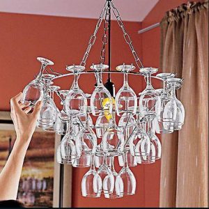 Wine Glass Chandelier Picture