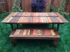 Wooden Picnic Table Top