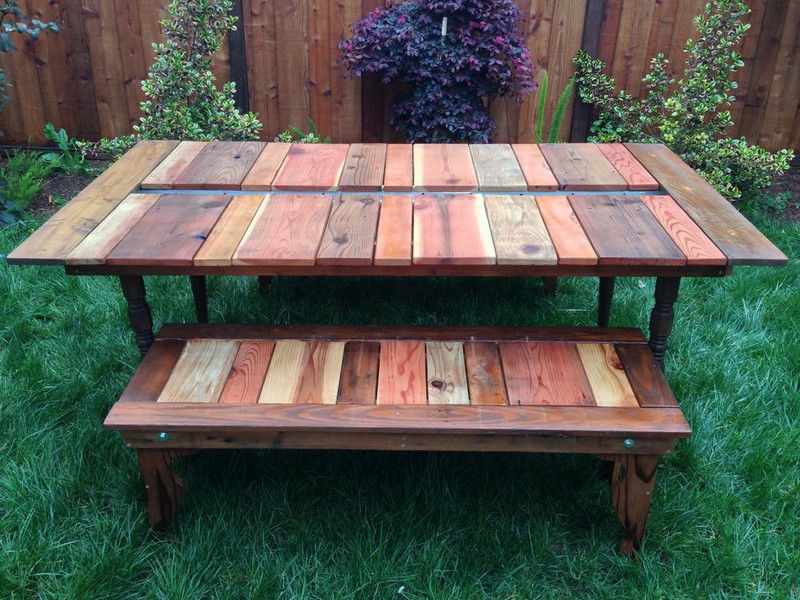 21 Wooden Picnic Tables: Plans and Instructions | Guide ...