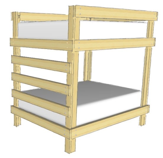 25 DIY Bunk Beds with Plans | Guide Patterns