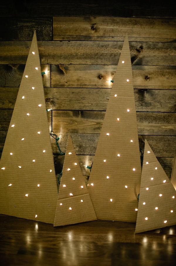 DIY Cardboard Christmas Tree: 9 Tutorials | Guide Patterns