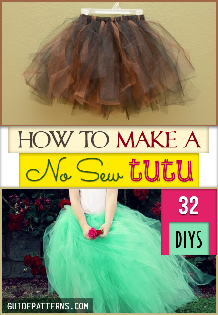 How to Make a No-Sew Tutu: 32 DIYs | Guide Patterns