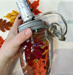 Mason Jar Lamp Idea