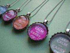 Bottle Cap Necklaces: How to Make With Resin