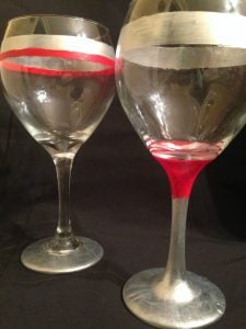 Bride Painted Wine Glasses