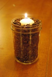 Coffee Bean Mason Jar Candle