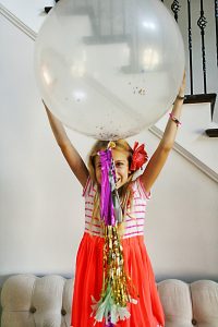 Confetti Balloons with Tassels