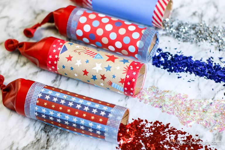 26 Homemade Confetti Party Poppers Guide Patterns