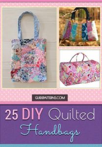 25 DIY Quilted Handbags | Guide Patterns