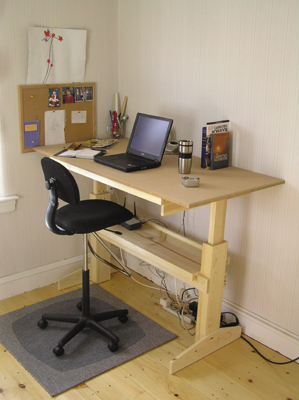 Adjustable Sit Stand Desk: 9 Ways to Build | Guide Patterns