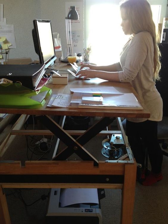 Adjustable Sit Stand Desk: 9 Ways to Build | Guide Patterns