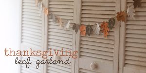 Thanksgiving Leaf Garland Craft