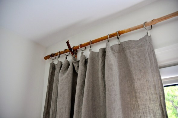 Tree Branch Curtain Rod 15 Diy, Tree Branch Shower Curtain Rod