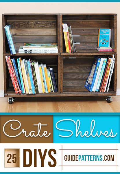 Crate Shelves 25 Diys Guide Patterns