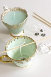 How to Make Teacup Candles