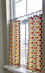 No-Sew Curtains for Classroom