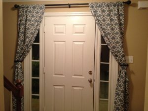 No-Sew Sidelight Curtains