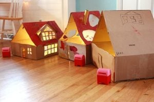 Cardboard Dollhouses Picture