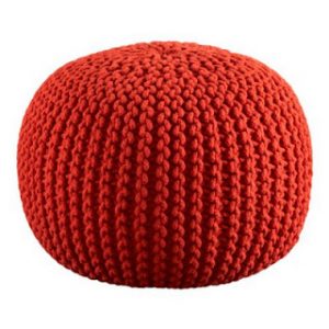 Knitted Floor Pouf