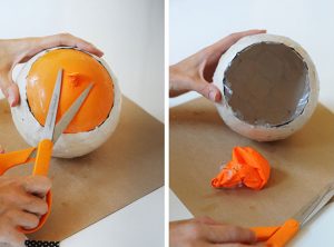 Making a Paper Mache Bowl