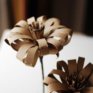 Toilet Paper Roll Flowers Craft