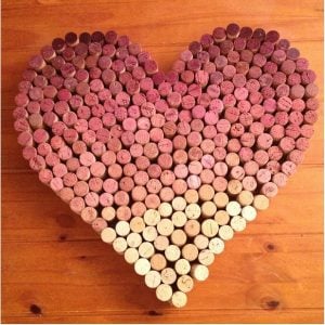 Wine Cork Heart Trivet