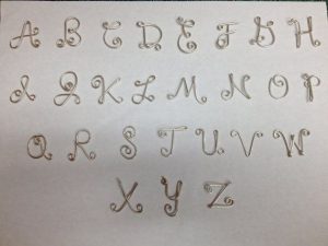 Wire Letters