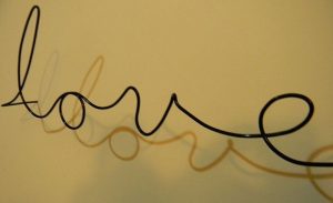 Wire Letters Wall Art