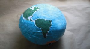 Paper Mache Globe