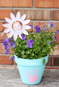 Painted Flower Pot for Mother’s Day