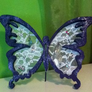 Porte-boucles d'oreilles en forme de papillon