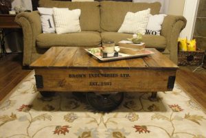 Cart Style Coffee Table