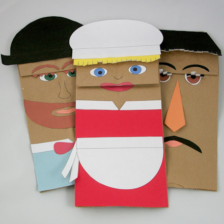 59 Paper Bag Puppets | Guide Patterns