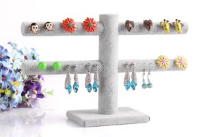 Porte-boucles d'oreilles en T