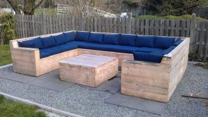 Benches Made from Pallets
