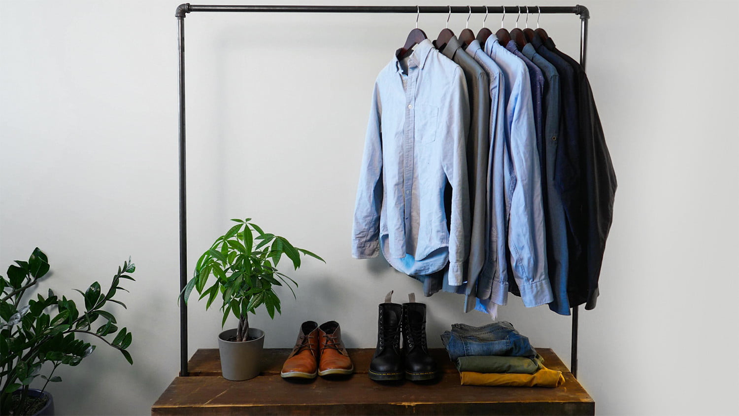 Cast Iron Pipe Clothing Rack